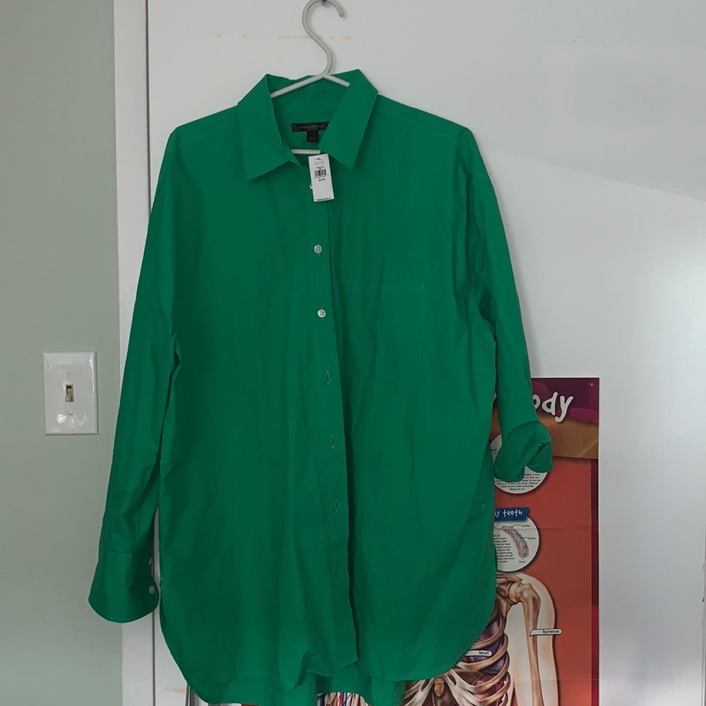Banana Republic poplin blouse